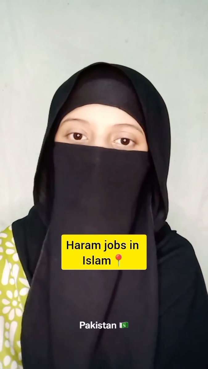These jobs are not allowed in Pakistan 🇵🇰 according to ☪️.