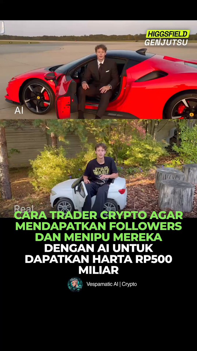 CARA TRADER CRYPTO AGAR MENDAPATKAN FOLLOWERS DAN MENIPU MEREKA DENGAN AI UNTUK DAPATKAN HARTA Rp500 MILIAR Siapa orangnya ???