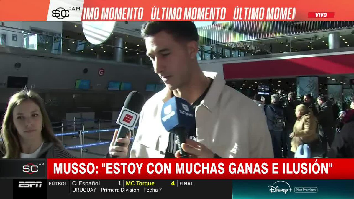 "VAMOS A INTENTAR MANTENER ESTE LEGADO", expresó Juan Musso sobre lo que será la Selección Argentina tras el retiro de Messi. 📺 #SportsCenter | ESPN en el Plan Premium de #DisneyPlus