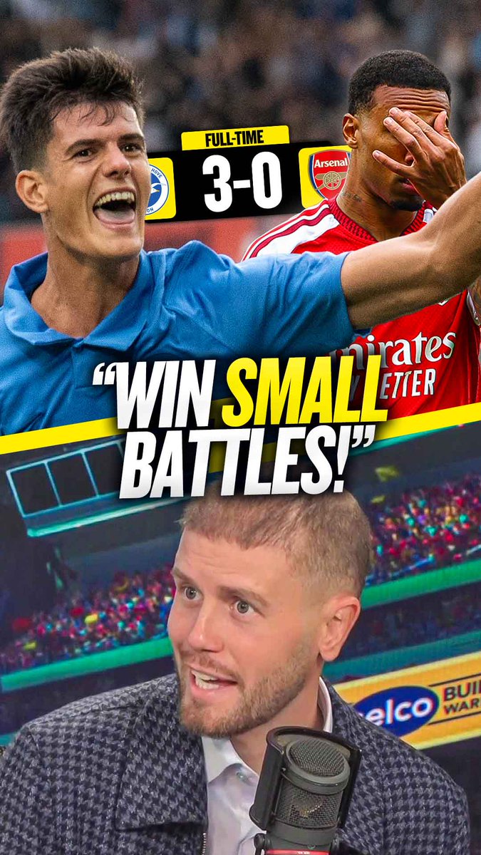 🙏 "Win the small battles... it sounds a little old school!" 🔥 "When you win them, the players get confidence and we had the right momentum!" #BHAFC boss Fabian Hürzeler reveals how his side beat #AFC and reflects on previous criticism of Arteta's tactics! 👀
