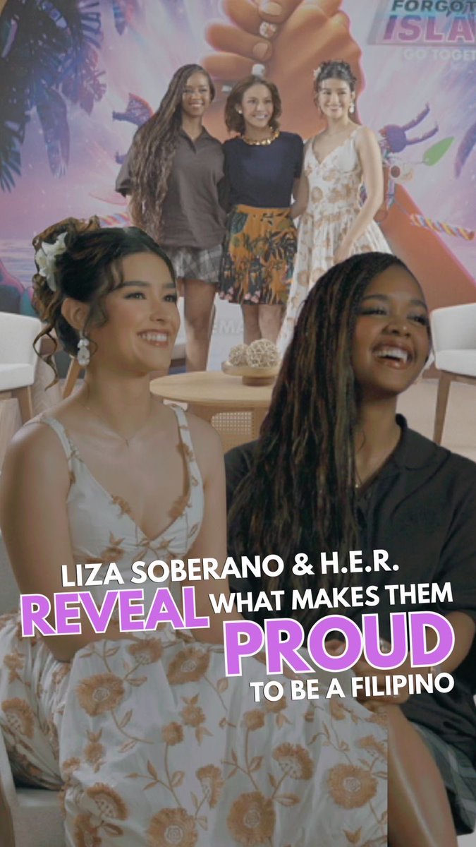 Liza Soberano has been eating SINIGANG everyday… and H.E.R. went straight for Tapsilog, Ensaymada and Halo-halo in Manila! 😍🙌🏻👻❤️🇵🇭 And what makes Liza Soberano & @hermusicofficial proud to be Filipino? 🇵🇭 Watch the full interview on YouTube: Gretchen Fullido Official 😍🎥 Forgotten Island opens in Philippine cinemas on September 23 😍🇵🇭 #ForgottenIsland #LizaSoberano #HER #DreamWorks #PinoyPride DreamWorks Animation @forgottenislandmovie