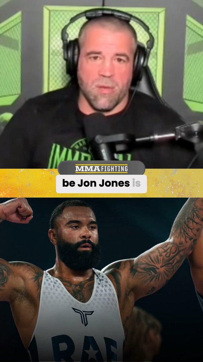.@iamtheimmortal questions whether Gable Steveson has the right people guiding him through his fight career: "I have to question the coaching. He’s got to have the right coaching. Jon Jones trying to teach him to be Jon Jones is not the way." (🎥 Damon Martin)