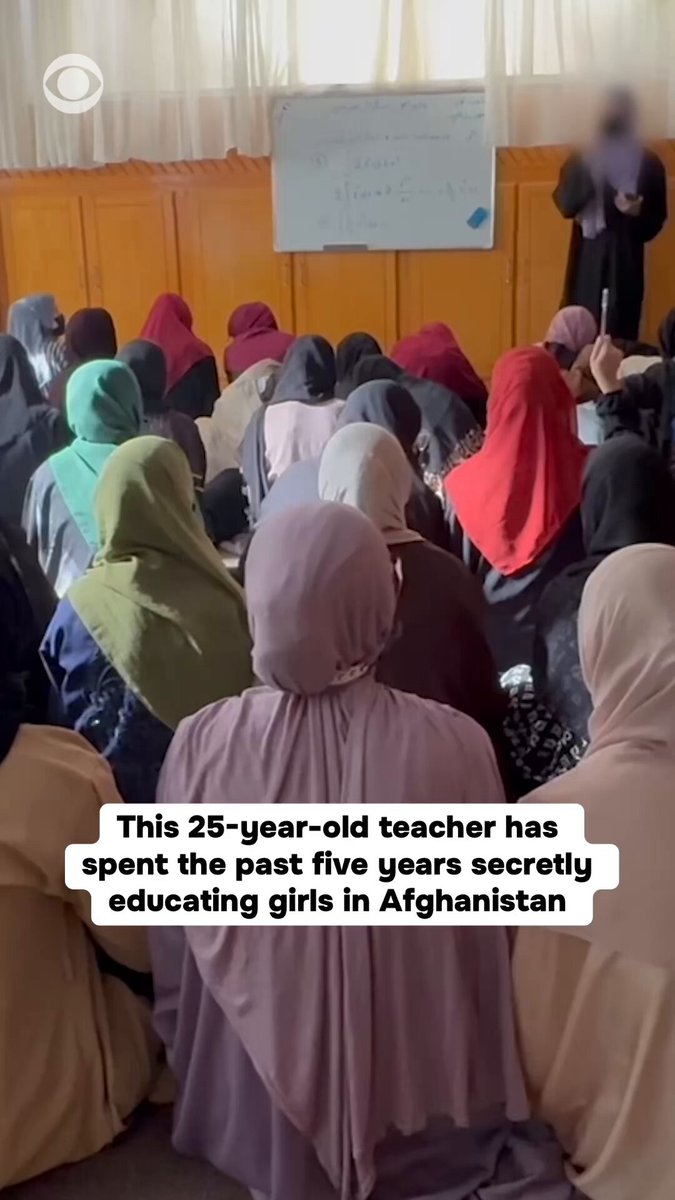 "No one is coming to save us. We have to be our own liberators" For five years, this 25-year-old teacher has secretly been teaching girls in Afghanistan, risking detention by the Taliban — or worse — to keep their education alive. Her own education was cut short when the Taliban returned to power in 2021 and her university closed. With her future suddenly uncertain and every door seeming to close, she says there was no hope left. Weeks later, she started teaching in secret.