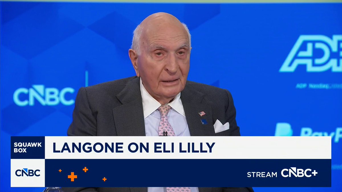 "I think Lilly's going to be a $2,000 stock in the next three or four years," says Ken Langone of $LLY: