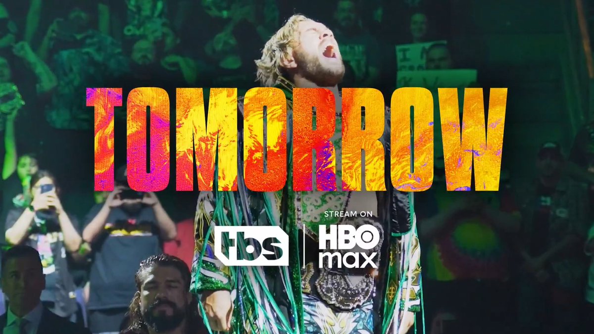 TOMORROW! It's 3 HOURS of AEW action on the last stop before #AEWAllOut, as @SwerveConfident, Austin Creed & KOFI defend the Trios Titles vs The Demand (Lightskin Kingpin, B I S H O P K A U N 🇨🇲 & Toa Liona)! It all starts with #AEWDynamite at 8e/7c on TBS Network & @HBOMax TOMORROW!