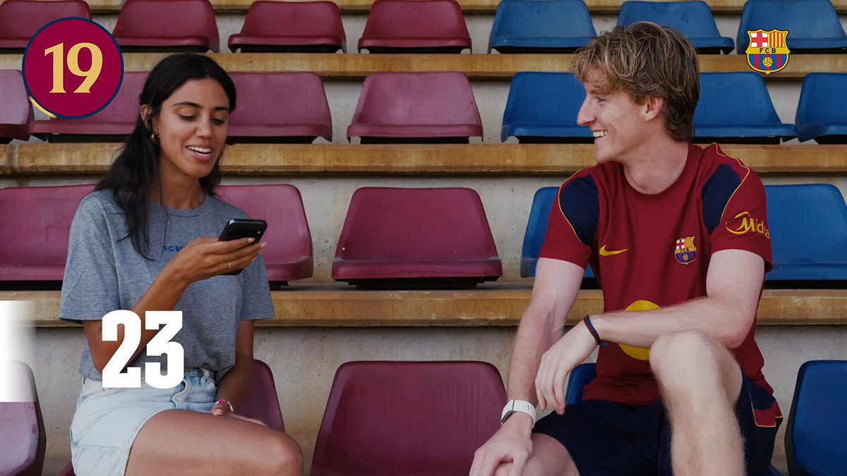 POV: Acabes de fitxar pel Barça i et pregunten el teu nom al revés 🙃