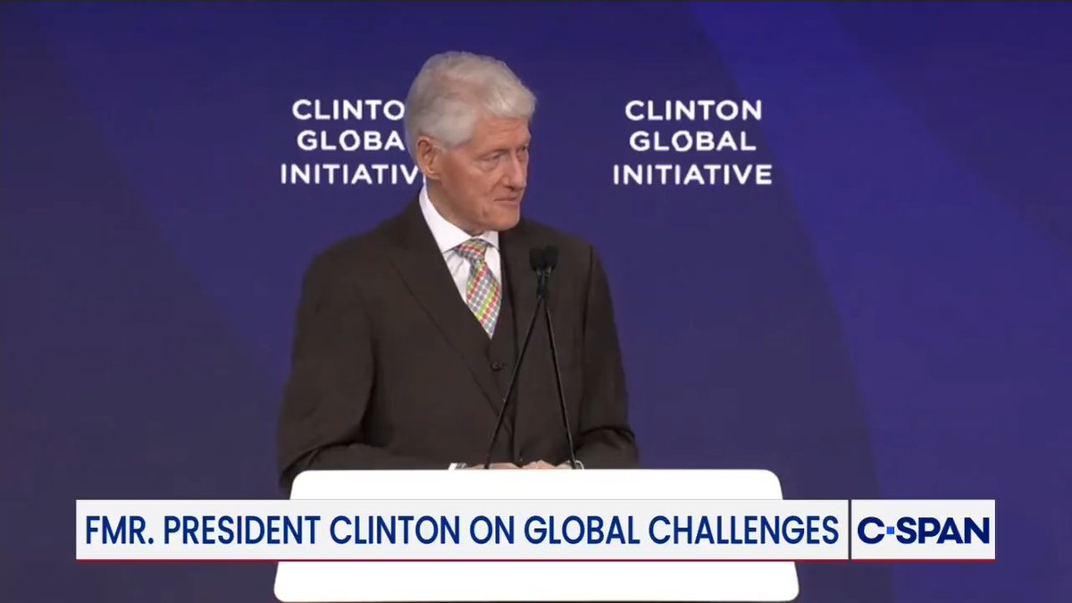 Former President Clinton on the Kennedy Center: "Do you really think 100 years from now, anybody's going to care very much about whose name is on what building? Isn't it more important about what's happening in the building, than what happens outside the building?"