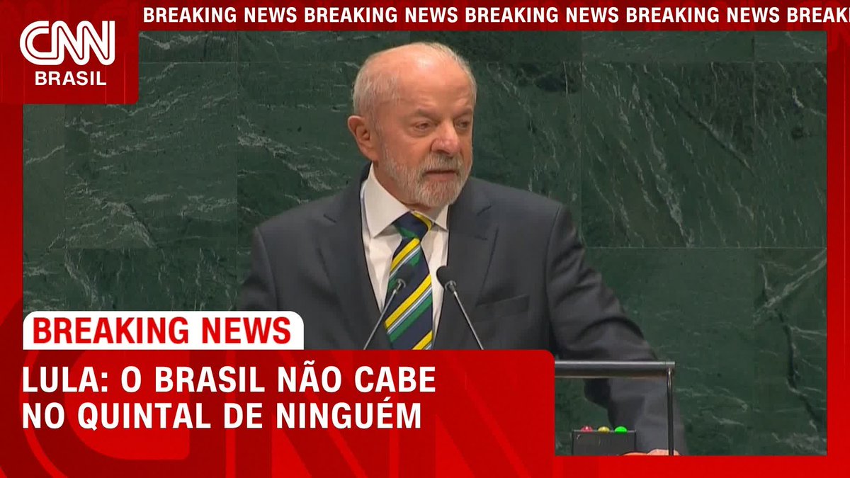 Lula: o Brasil não cabe no quintal de ninguém; assista #LiveCNNBrasil