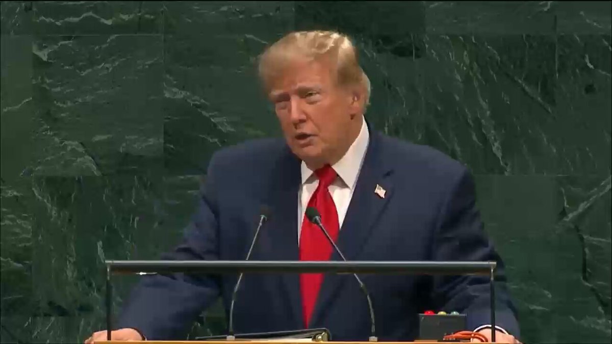 .President Donald J. Trump at the UN General Assembly: "Two and a half centuries after the cause of liberty found its home on this continent, I can report to you with pride that America is BACK — and our country is stronger today than ever before."
