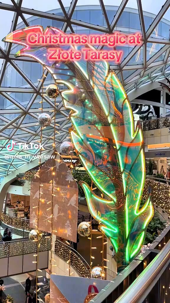 Saw people posting about missing Christmas malls Here is a mall in Poland at Christmas just last year