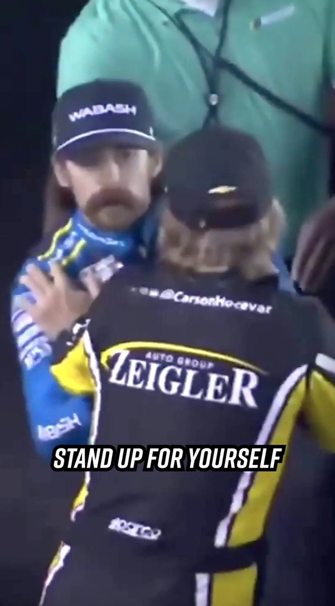 He's been on both sides of it. Kevin Harvick says that if drivers are so fed up with Carson Hocevar, then they should do something about it on the race track.
