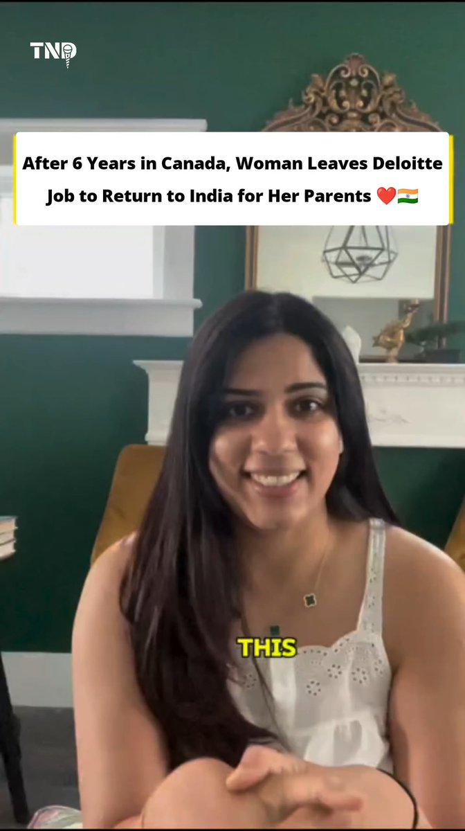 After 6 years in Canada, she chose to come home for her parents. An Indian woman Preeti had a good job at Deloitte, a great team, good pay and Canadian citizenship. She wasn’t laid off or forced to leave. She simply decided that being there for her ageing parents mattered more. Her father is getting older, while her mother is facing mobility and vision issues. After studying nutrition, Preeti now wants to return to India, help her parents with strength training, nutrition and fitness, and spend more time with them. Her career can wait. Time with parents cannot. “Rather than being sorry later, I want to be with them.”