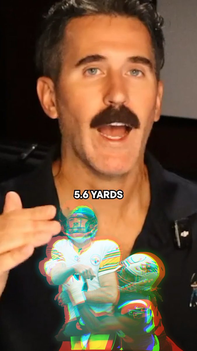 no clue what Pittsburgh was doing on 3rd down Steelers averaged 5.6 yds-to-go #4 shortest distance of any team but on 3rd down, went: 92% pass (#4 highest pass rate) 10.3 air yards/att (despite needing only 5.6) 11 dropbacks... only 2 completions gained 1.3 yds/3rd down (#31) 17% conversion rate (#31)