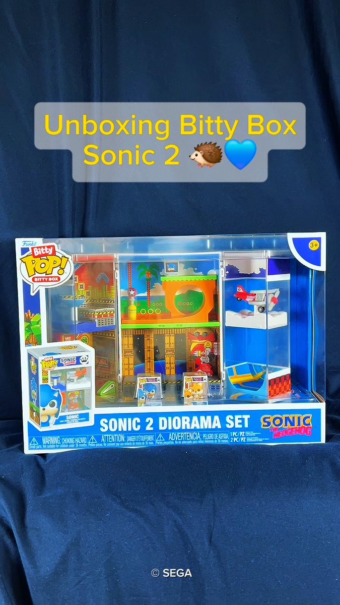 Bring a little Emerald Hill energy to your shelf. Open this Sonic Bitty POP! box to discover iconic rooms, familiar faces, and plenty of ways to mix, match, and display. Just try not to speed through the unboxing too fast. 💙💨💎 #SonicTheHedgehog #Sega #BittyPop #Funko