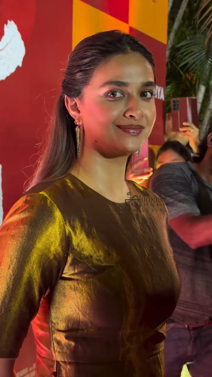 Keerthy Suresh at the Dorothy movie promotions in Chennai ✨ #Keerthy #KeerthySuresh