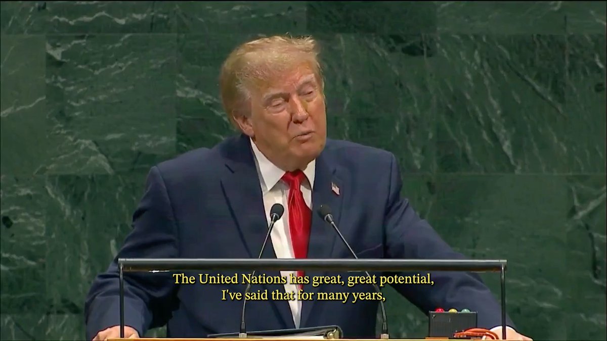 .President Donald J. Trump: “Last year my administration was forced to intervene to stop an obscure UN body, the International Maritime Organization, from secretly establishing a first ever global carbon tax...There is no global government — and while I am President, there will be NO GLOBAL TAXES."