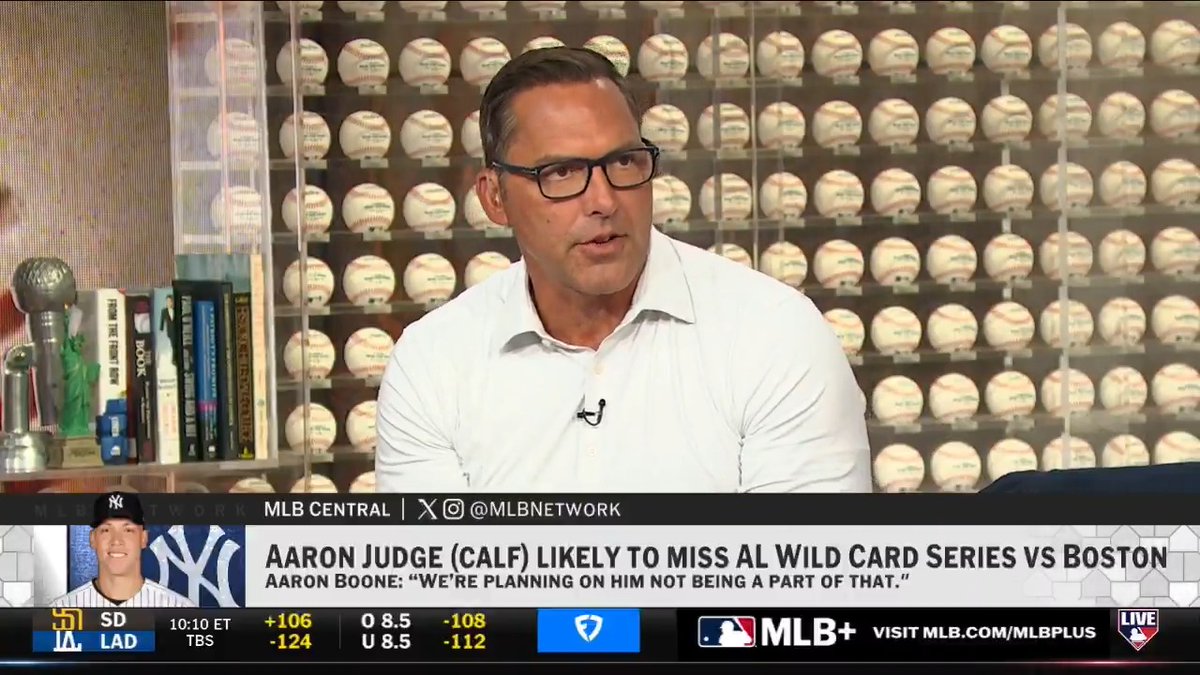 The Yankees are preparing to be without Aaron Judge for the Wild Card Series, per manager Aaron Boone. #MLBCentral reacts to the latest injury update to the Yankees star.