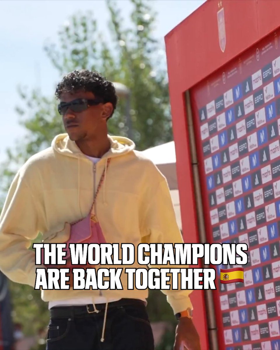 The reigning World Cup champions return for the international break 🇪🇸 (via Selección Española Masculina de Fútbol)