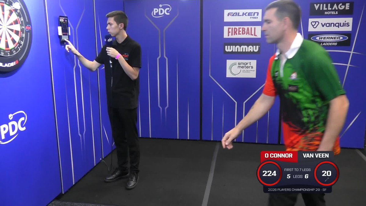 GVV INTO THE FINAL! 🇳🇱 Gian van Veen reaches his first ProTour final of the year, defeating William O'Connor 7-5 on home soil! The Dutchman hit seven of his 14 double attempts in what was a clinical performance against The Magpie. 👏 📺 #PC29