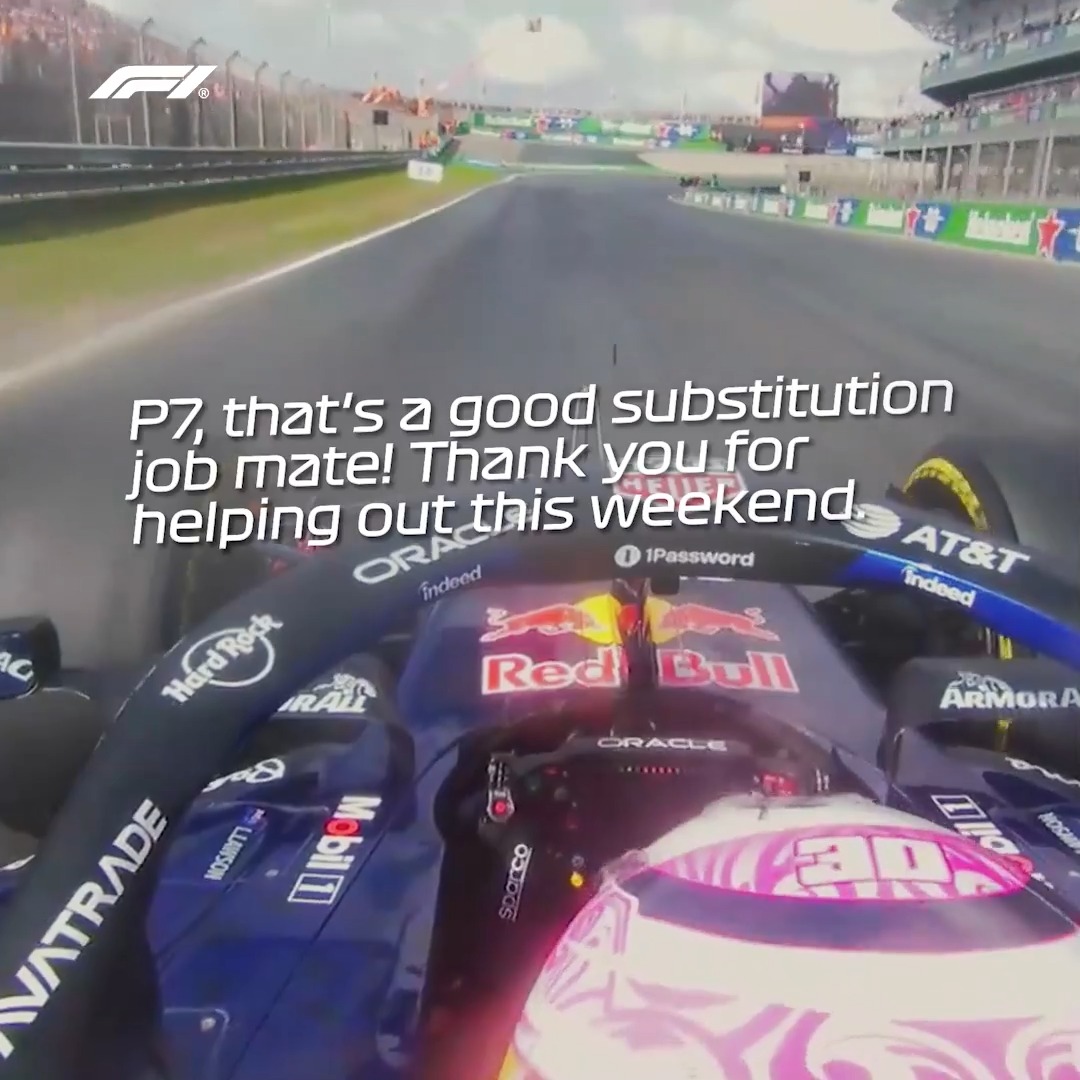 Great job, Liam! 👏 Lawson filled in for the injured Isack Hadjar at Red Bull Racing, scoring 14 points across three Grands Prix 📈💪 #F1 #AzerbaijanGP