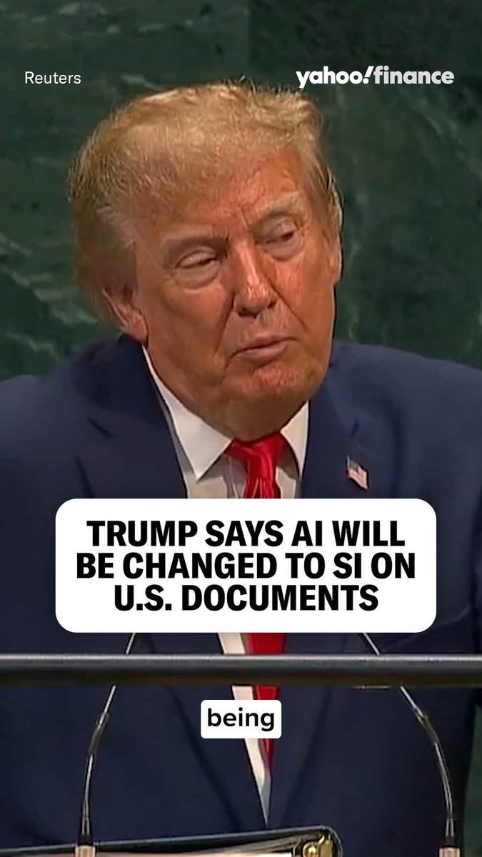 Trump says he is changing artificial intelligence to super intelligence.