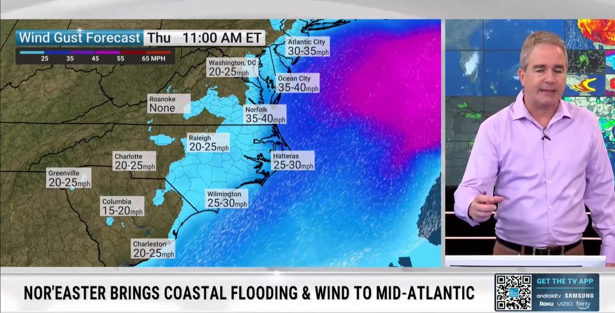 A nor’easter is taking shape off the East Coast, with rough conditions possible later this week. Storm specialist Dr. Greg Postel has a look at what’s ahead. ⬇️