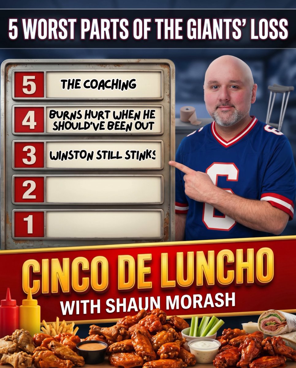 Morash ranks the five worst things to come out of the Giants loss: Shaun Morash