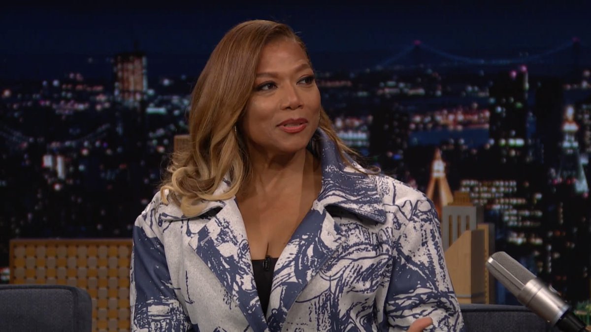.Queen Latifah teases new music 👀 #FallonTonight