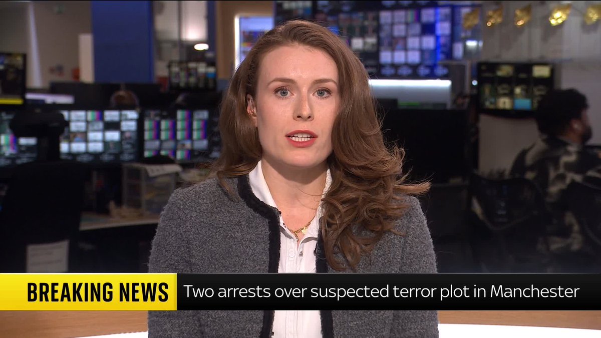 BREAKING: Two men have been arrested over a suspected terrorist plot to target the Jewish community in the Manchester area. Sky's Amelia Harper has the latest. Read more: 📺 Sky 501, Virgin 602, Freeview 233 and YouTube