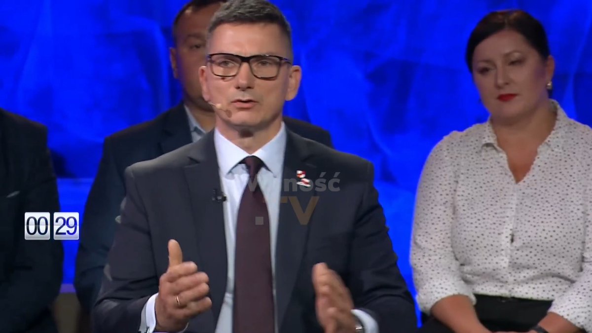 Wypowiedź końcowa Michała Klimka w debacie TVP - pokazali go przez całe pół sekundy! Telewizja "publiczna" 🤡🤡🤡
