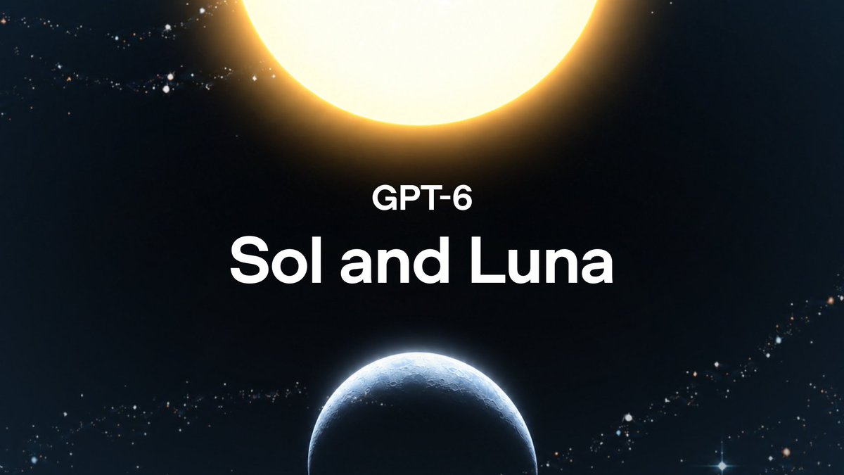 GPT-6 Sol and Luna just landed in Astra’s orbit. Both launch today with API prices 50% lower than GPT-5.6. Build with Sol. Scale with Luna. To production and beyond.