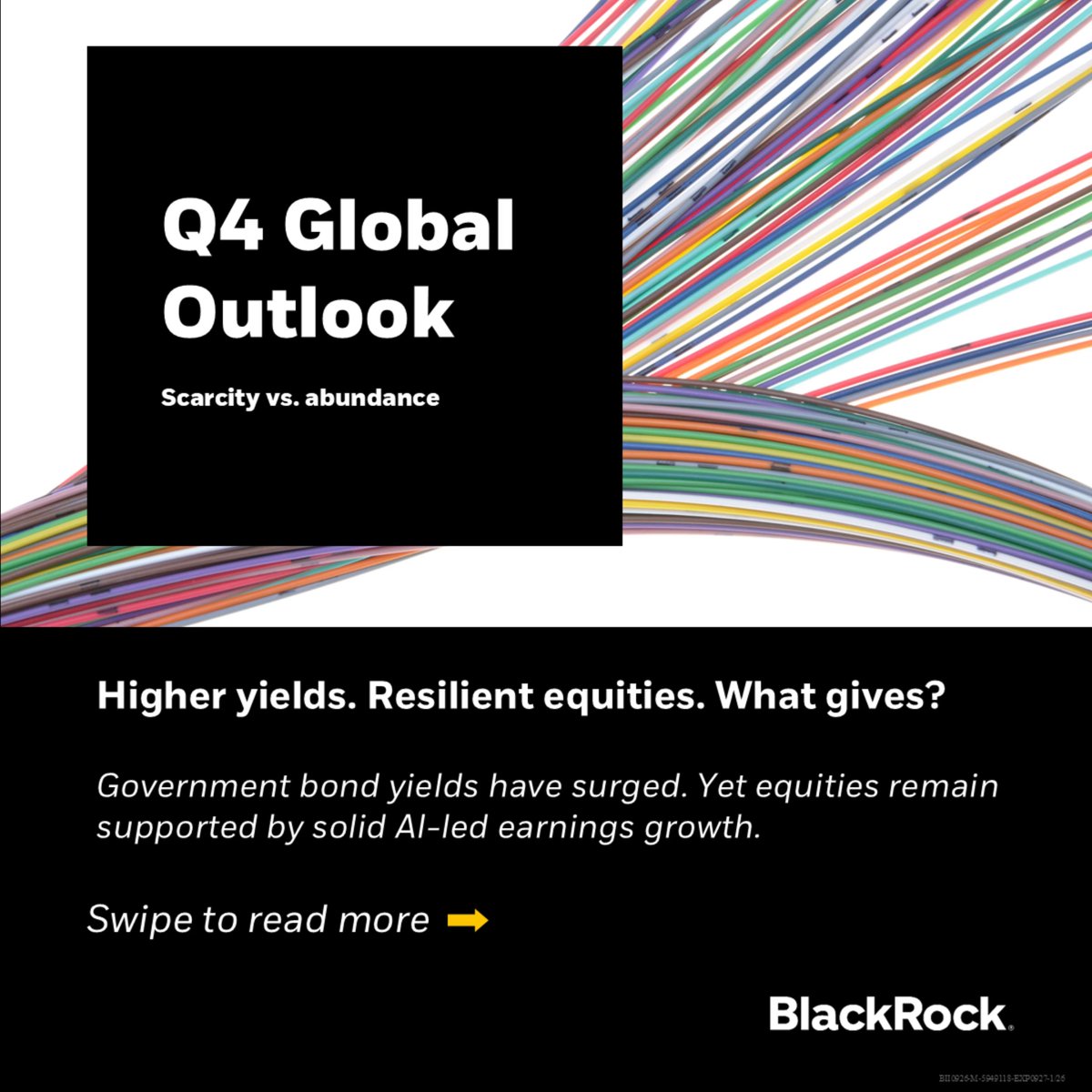🔔 Our Q4 2026 Global Outlook is live 🔔 Global government bond yields have broken higher as sovereign borrowing competes with private financing needs led by AI. Yet equities have been resilient, in part supported by AI-powered earnings growth. We unpack what that means for economies and markets in our Q4 outlook. Read it now: