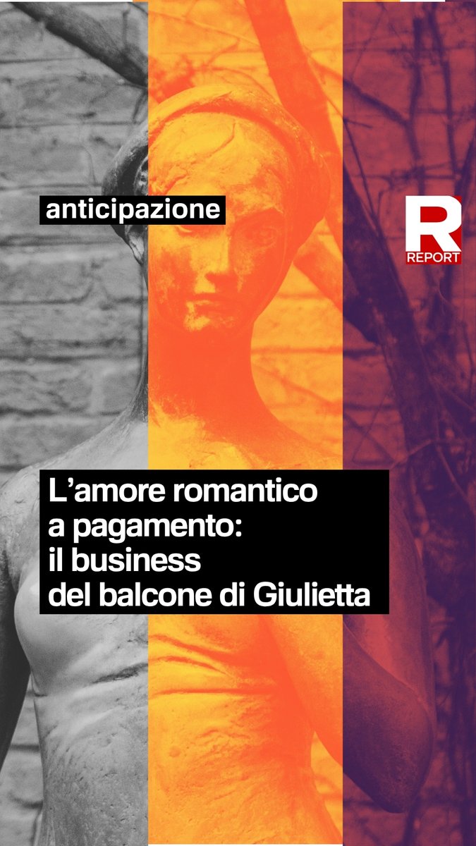 Verona, capitale mondiale dell'amore romantico. Quello di Romeo e Giulietta. Dalla primavera scorsa, si paga: 5 euro per il cortile e l’immancabile foto con la statua, 12 per accedere al balcone e alla casa-museo. Una gallina dalle uova d’oro, ma per chi? Prossimamente, #Report