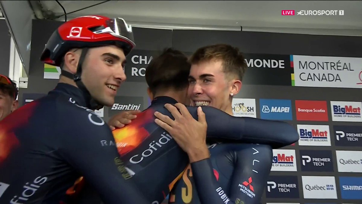 ยกยกORO HISTรRICO PARA EL CICLISMO ESPAรOL!! ๐ฅ๐๐ช๐ธ Benjamรญn Noval, campeรณn del mundo en la contrarreloj jรบnior tras una exhibiciรณn categรณrica en Montreal ๐๐๐