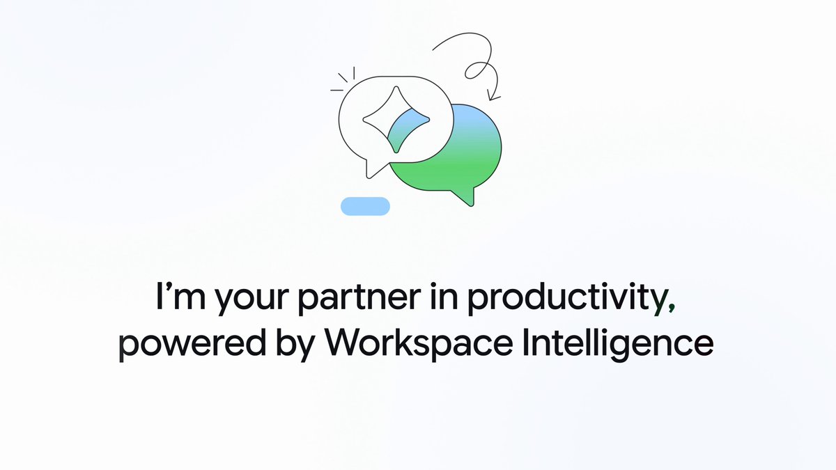 Say hello to your new partner in productivity: Ask Gemini in Google Chat. 👋✨ Ask Gemini is now available to help you navigate your day, from setting priorities to prep for your next big meeting, your workday just got a whole lot smoother. Learn more: