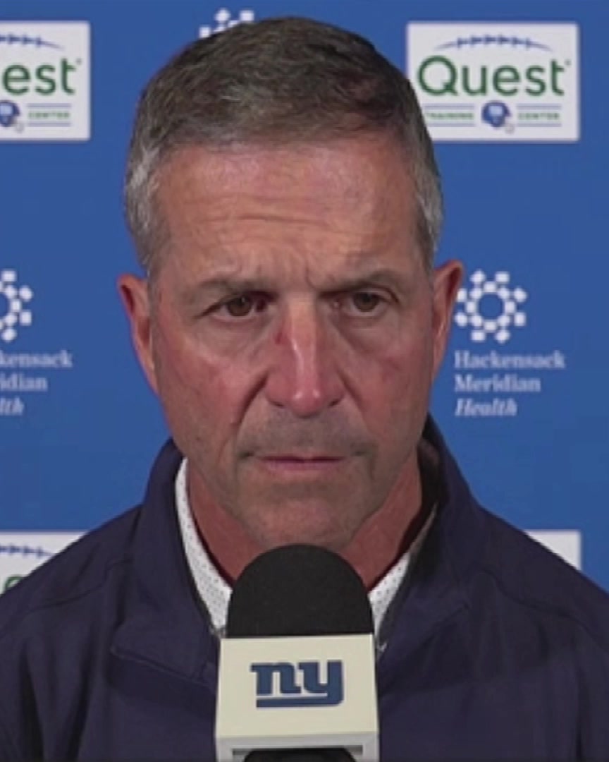 John Harbaugh talks about his conversations with Jaxson Dart following his injury during last night's game