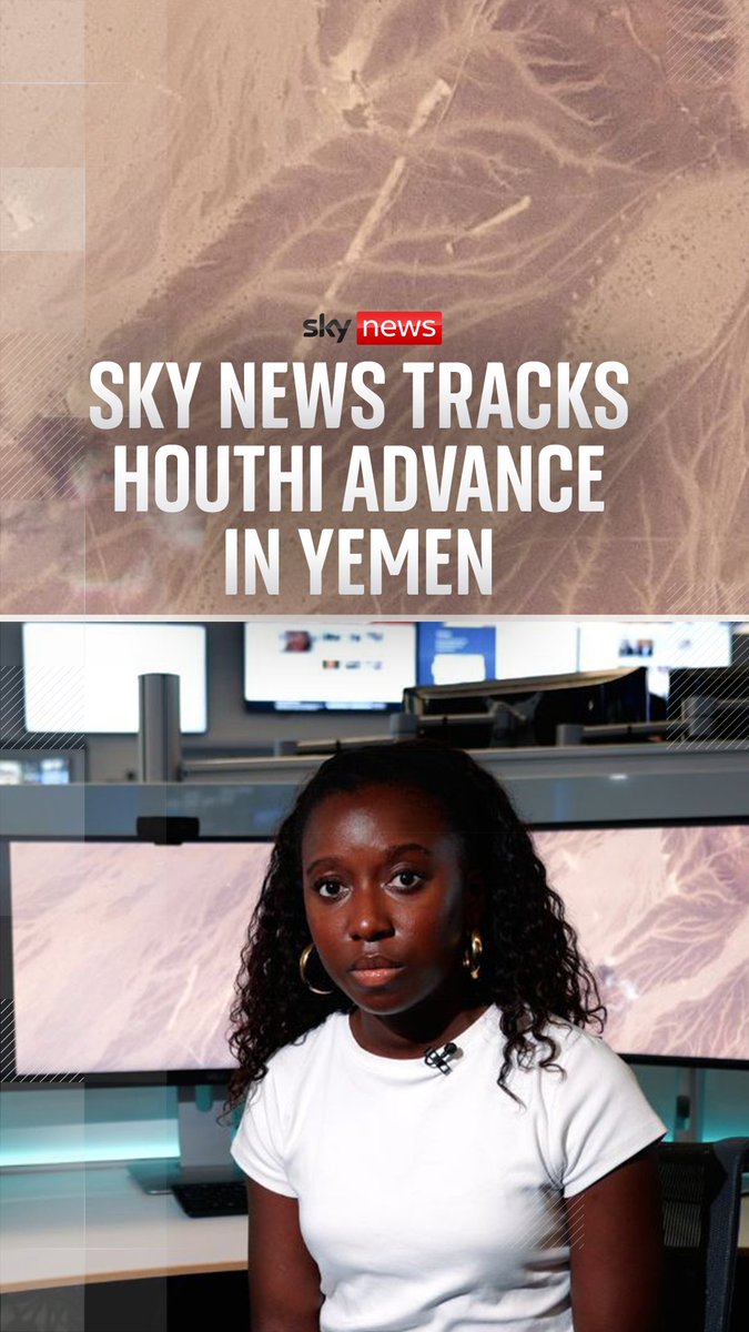 Sky's Data and Forensics team has used satellite imagery to track the Houthis' development of defensive lines across Yemen. Over the last week, the Houthis have launched a major offensive across the coastline of the Red Sea. Annoa Abekah-Mensah explains what we know