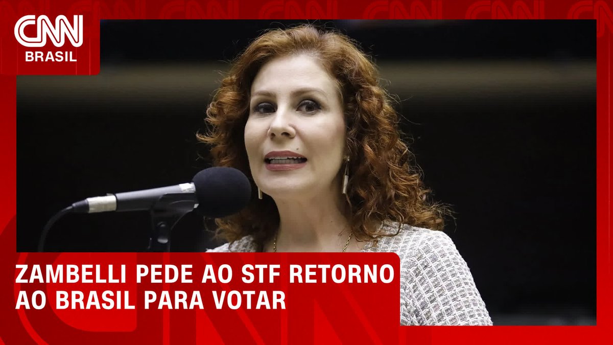 🚨URGENTE - Zambelli pede ao STF retorno ao Brasil para votar no primeiro turno