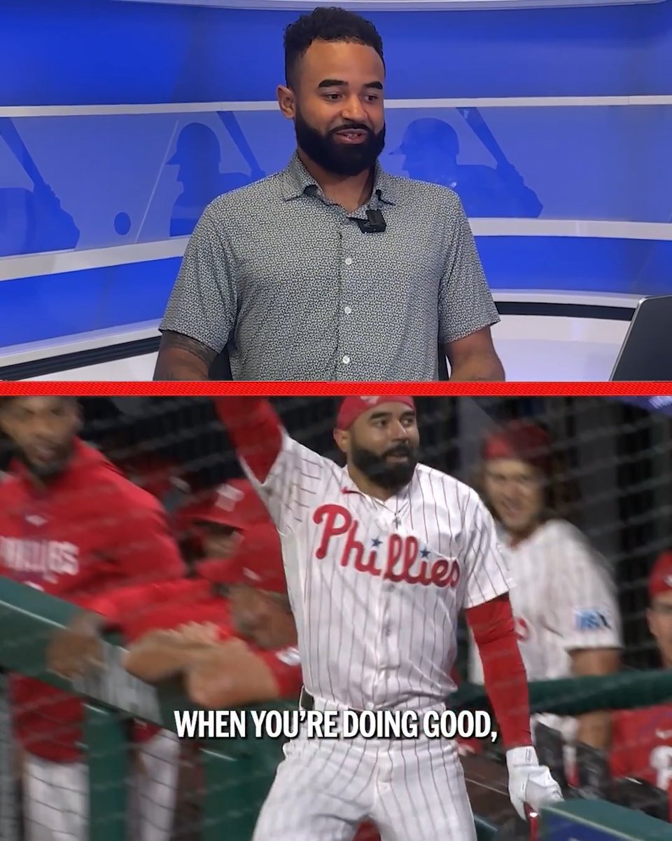 “That’s what makes Philly such an amazing place to play” Derek Hill discusses hitting a go-ahead grand slam in front of Philadelphia Phillies fans and how much he loves playing for the city 🔔