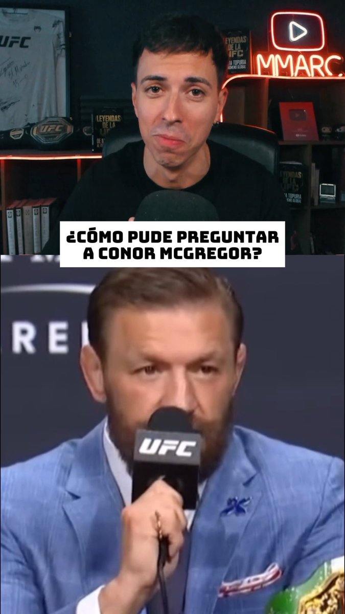 😅🇮🇪 Nunca conté como llegué a preguntar a Conor McGregor en la rueda de prensa del UFC 329 ❌Jamás tuve la intención de preguntar nada… pero un giro en los acontecimientos propició un recuerdo que me acompañará para siempre (🎥 UFC Español )