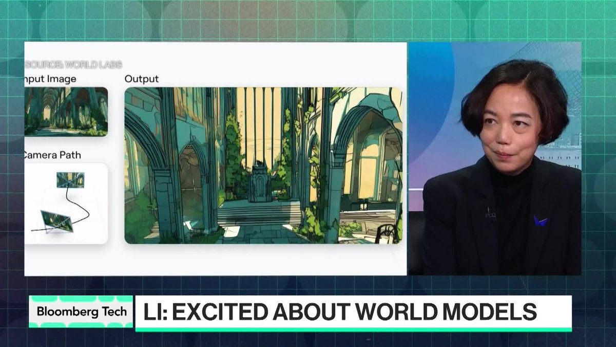 World Labs is pushing AI beyond words and into the physical world. CEO Fei-Fei Li tells @edludlow its new Atlas world model can generate and understand 3D environments, opening up applications across robotics, design, science and more