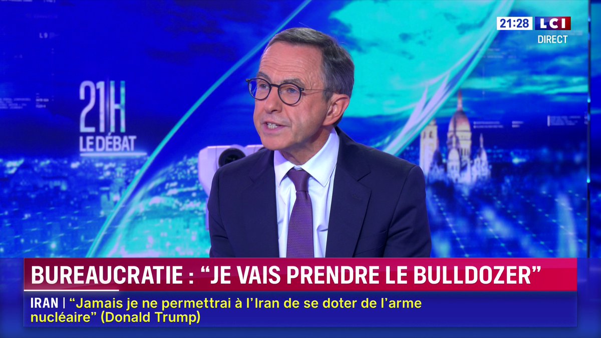 🔴 François Fillon 🗣️ "S’il avait été élu comme président de la République, on n’en serait pas là je pense. La France serait beaucoup plus forte aujourd’hui", estime Bruno Retailleau, face à Darius Rochebin sur LCI