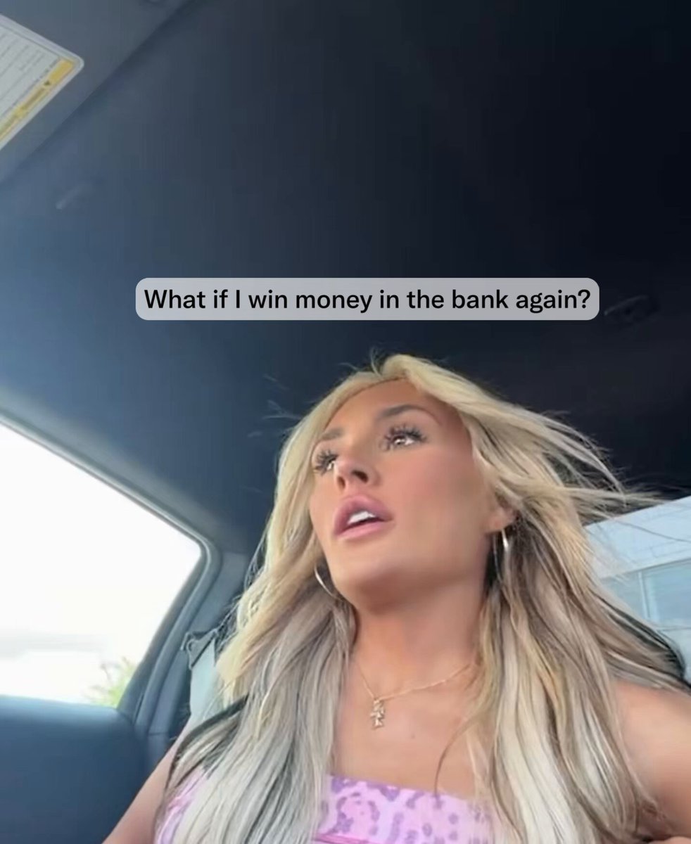 Tiffany Stratton says what if she wins Money In The Bank for the second time this year 👀 “What if i was a 2 time Money In The Bank winner?” “Has anyone ever done that before out of the females?”