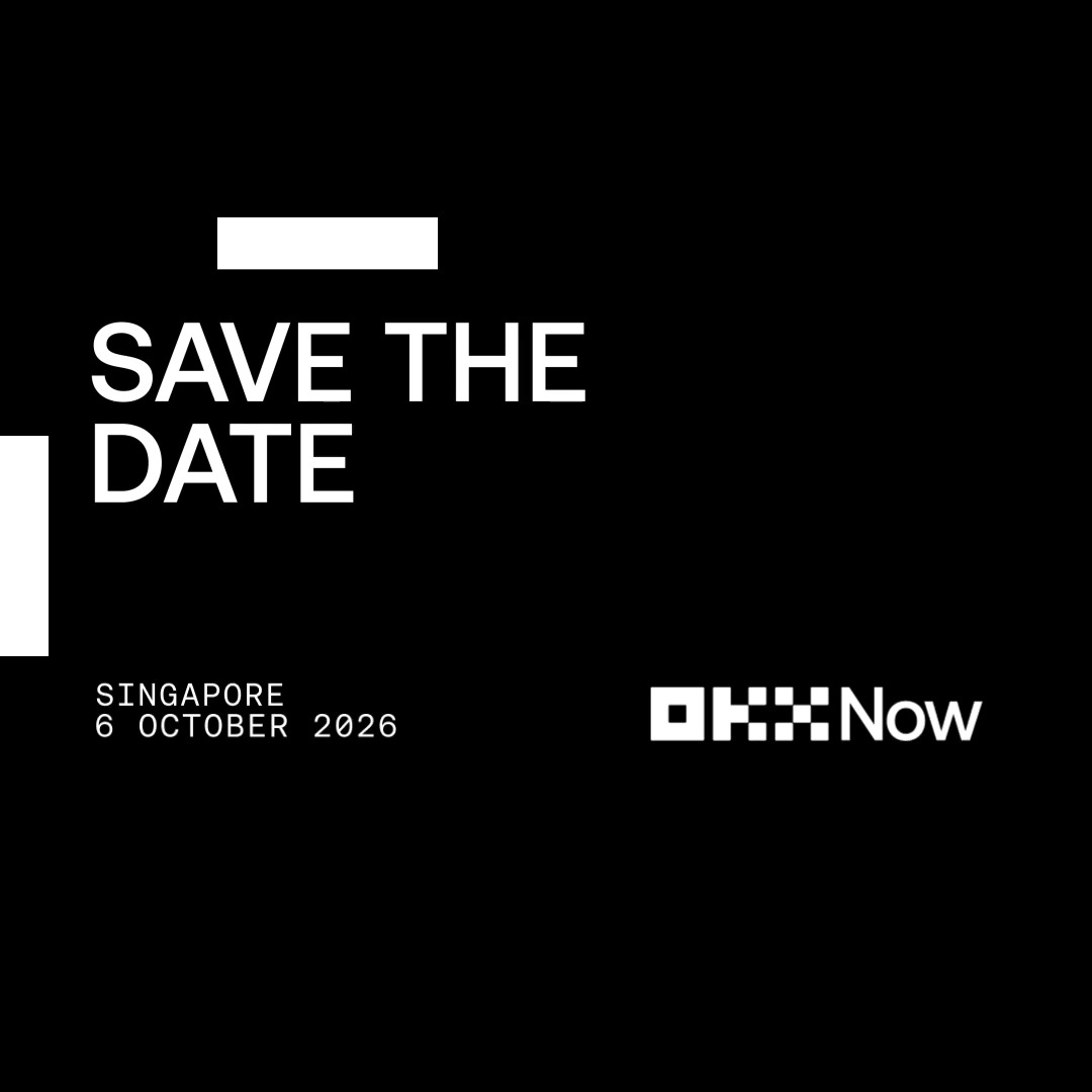 Save the date: 6 October. OKX Now is coming to Singapore. Join us for an exclusive live look at what we've been building for the New Money Era, straight from the people making it happen. This is OKX Now.