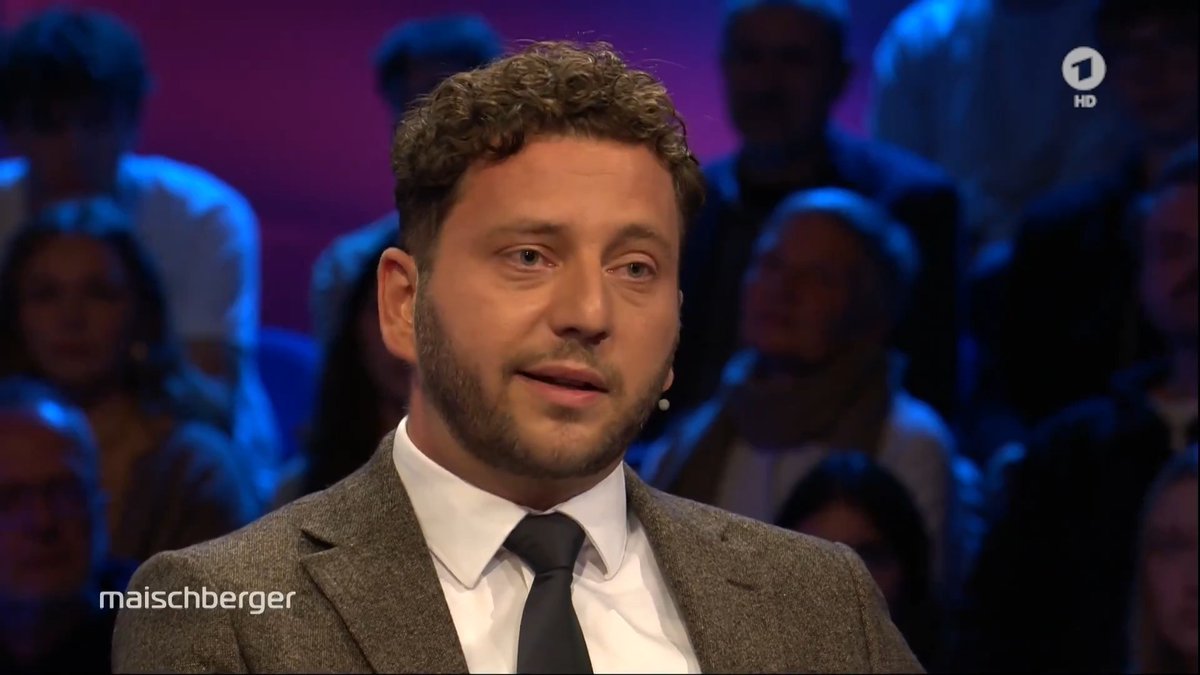 „Wenn jetzt Gespräche starten, dann können die auch scheitern“, sagt der Parteivorsitzende Felix Banaszak (B'90/Grüne) über die Regierungsbildung in Berlin. Es reiche bei der Linkspartei nicht aus, sich nur zum Existenzrecht Israels zu bekennen. #maischberger