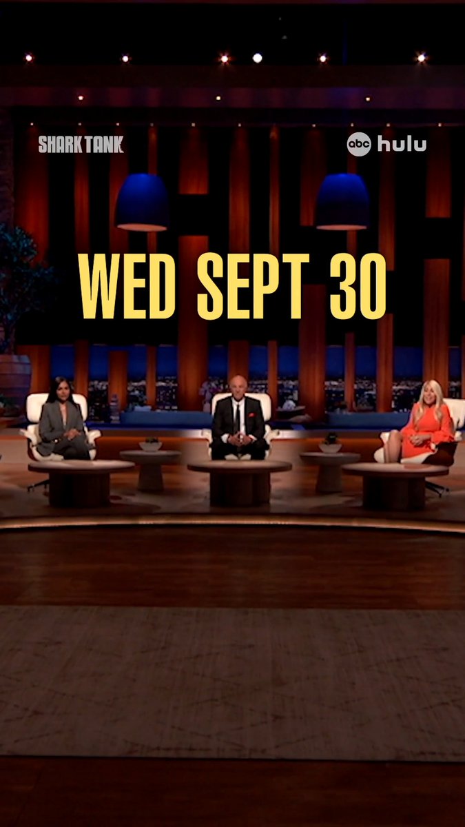 INTRODUCING @mrbeast AS THE GUEST SHARK IN THE TANK!!🔥 One epic two-hour #SharkTank season premiere! Don't miss it on Wednesday, September 30 on @abc and stream on Hulu.