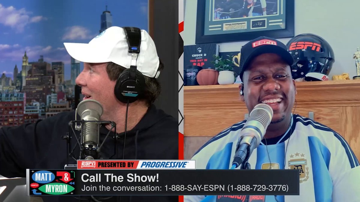 Hello Ian Rapoport!!! Nice to meet you LIVE on the air