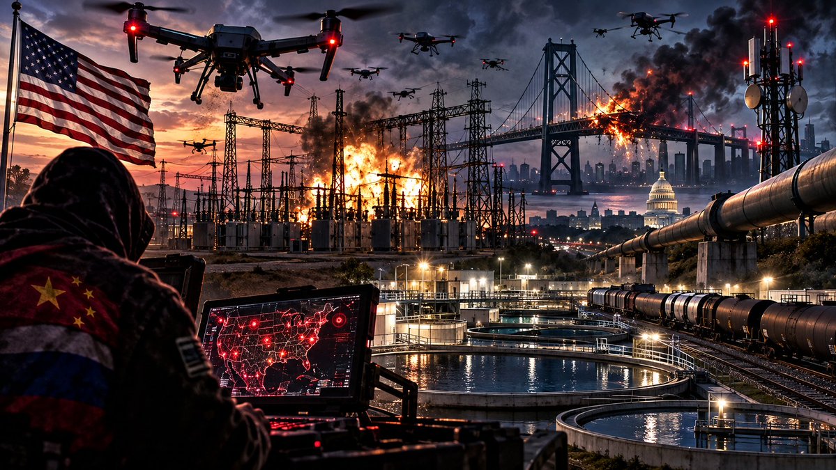 ⚠️WARNING: Threat Of Sabotage & Drone Attacks On US Infrastructure Is On The Rise! Former Navy SEAL & Military Expert Matt Bracken Joins Mike Adams To Break Down How The Ukraine & Iran Wars Have Accelerated The Advancement Of Asymmetrical Warfare Tactics That Could Easily Be Brought To The US Homeland PLUS, Learn How AI Integration Has Evolved Drone Technology Into The Realm Of Science Fiction— BUT IT'S REAL! Matt Bracken HealthRanger