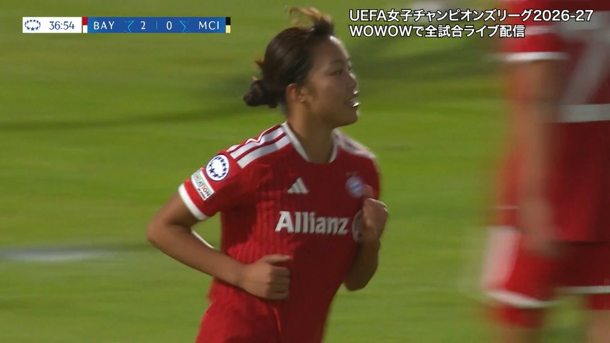日本人対決はドロー🔥 バイエルンは谷川萌々子、 マンチェスター・Cは長谷川唯らが先発⚽️ #UWCL 2026-27 リーグフェーズ MD1 🇩🇪バイエルンvs🏴マンチェスター・シティ WOWOWオンデマンドでは ハイライト(ロングver.)や フルマッチのアーカイブを配信中🎦 #WOWOWでWCL