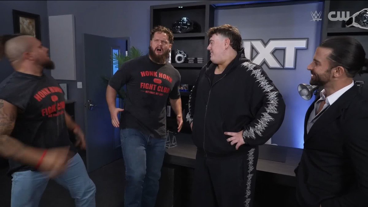Hank and Tank give Mason Rook some advice on speaking from the belly! 😂